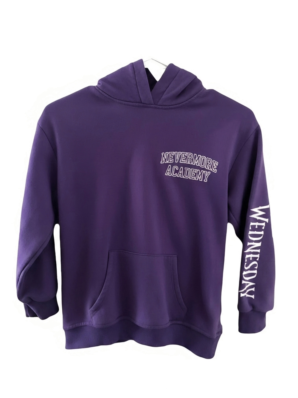 Nevermore Academy 'Wednesday' Purple Kids Hoodie
